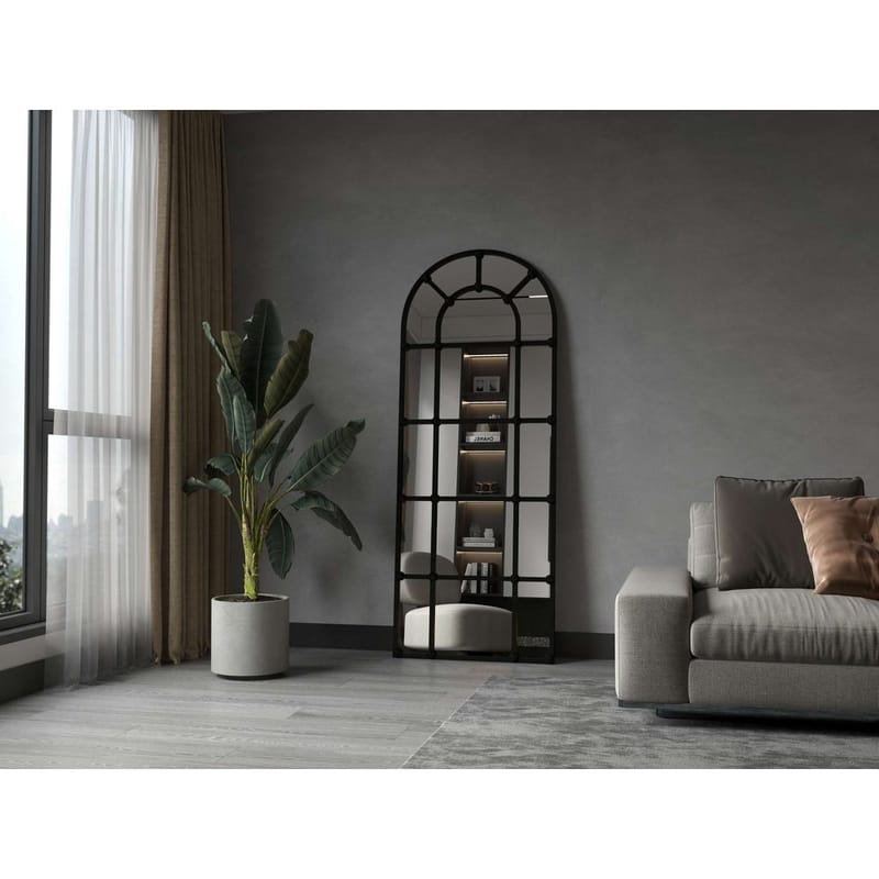 Omari Golvspegel 70x180 cm - Svart - Inredning - Spegel - Golvspegel