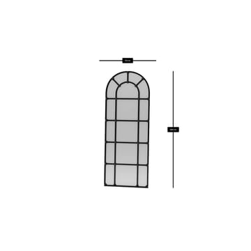 Omari Golvspegel 70x180 cm - Svart - Inredning - Spegel - Golvspegel