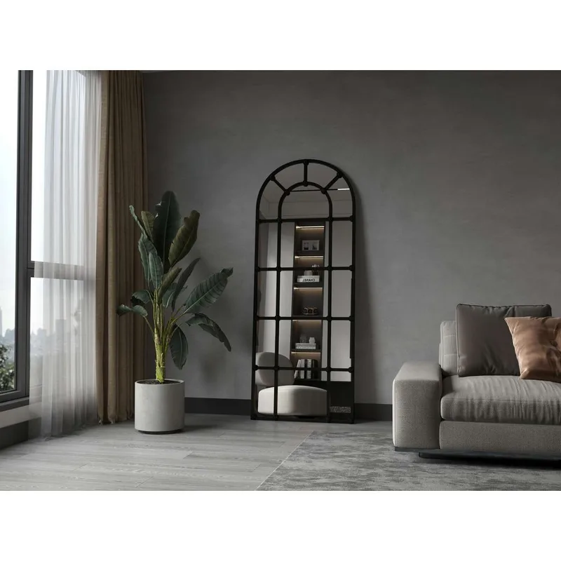 Omari Golvspegel 70x180 cm - Svart - Inredning - Spegel - Golvspegel