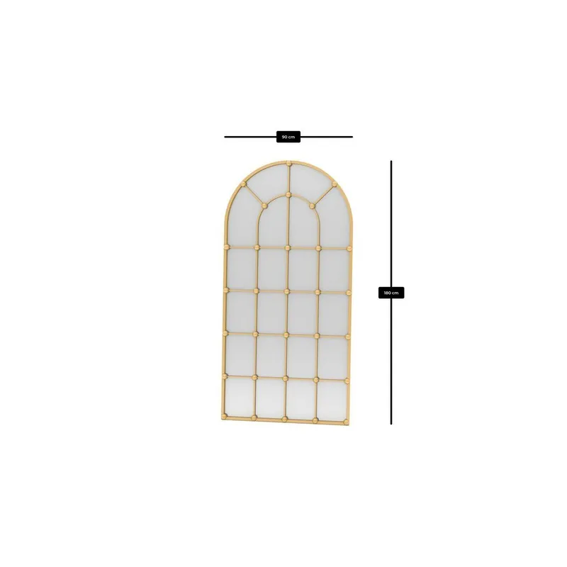 Omari Golvspegel 90x180 cm - Guld - Inredning - Spegel - Golvspegel