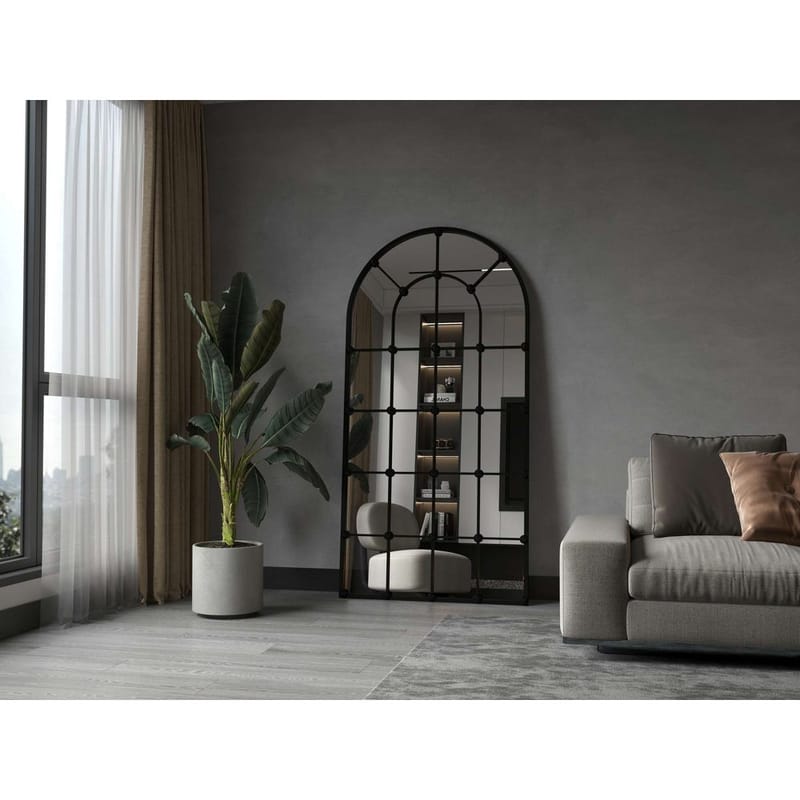 Omari Golvspegel 90x180 cm - Svart - Inredning - Spegel - Golvspegel