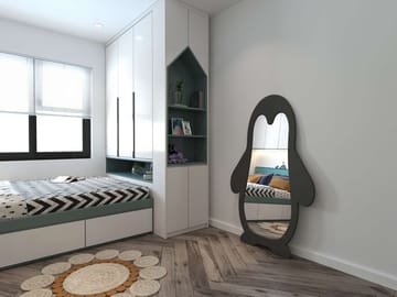 Orven Golvspegel 90x150 cm - Svart - Inredning - Spegel - Golvspegel