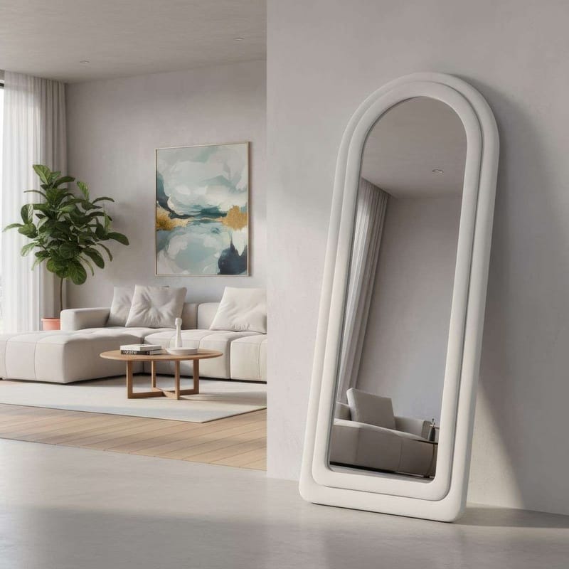 Ottawa Golvspegel 65x170 cm - Krämvit - Inredning - Spegel - Golvspegel