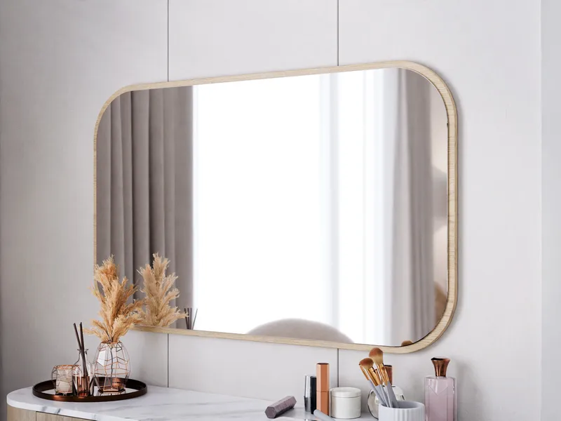 Pantego Vägghängd spegel 110 cm - brun - Inredning - Spegel - Hallspegel