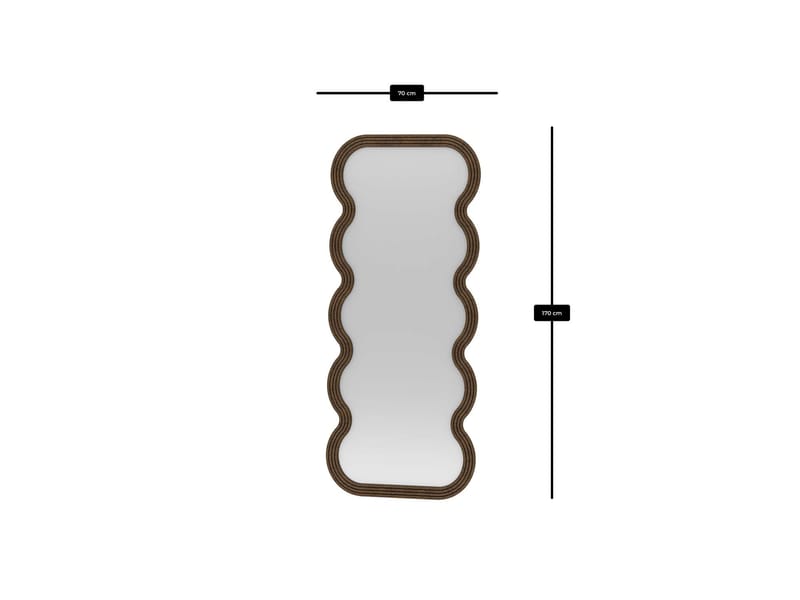 Ratira Golvspegel 70x170 cm - Brun - Inredning - Spegel - Golvspegel