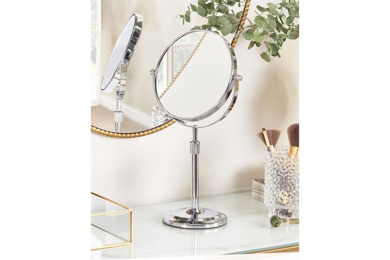 Sminkspegel Aveyron Silver - Silver - Inredning - Spegel - Sminkspegel