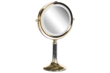 Sminkspegel Baixas Guld/svart - Guld/svart - Inredning - Spegel - Sminkspegel