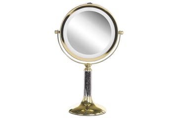 Sminkspegel Baixas Guld/svart - Guld/svart - Inredning - Spegel - Sminkspegel