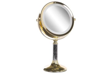 Sminkspegel Baixas Guld/svart - Guld/svart - Inredning - Spegel - Sminkspegel