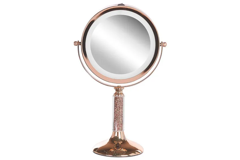 Sminkspegel Baixas Rose guld - Rose guld - Inredning - Spegel - Sminkspegel