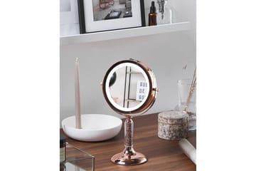 Sminkspegel Baixas Rose guld - Rose guld - Inredning - Spegel - Sminkspegel