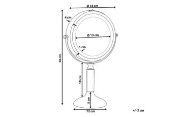 Sminkspegel Baixas Rose guld - Rose guld - Inredning - Spegel - Sminkspegel