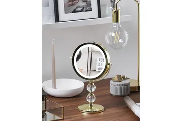 Sminkspegel Claira Guld - Guld - Inredning - Spegel - Sminkspegel