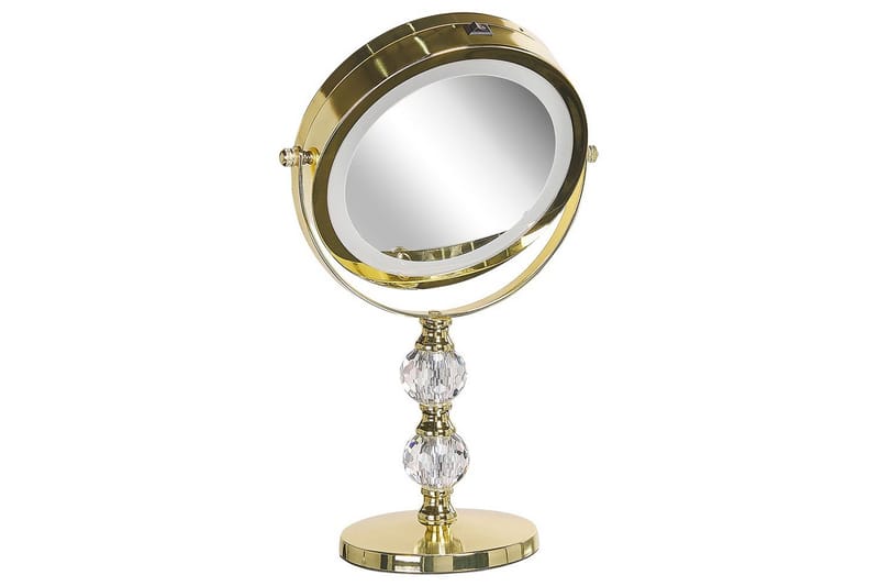 Sminkspegel Claira Guld - Guld - Inredning - Spegel - Sminkspegel