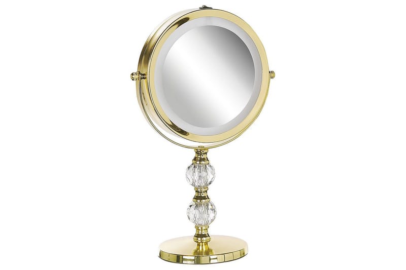 Sminkspegel Claira Guld - Guld - Inredning - Spegel - Sminkspegel