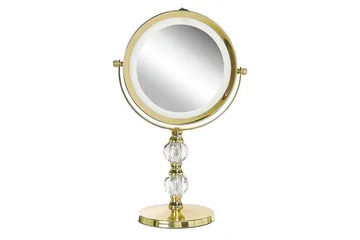 Sminkspegel Claira Guld - Guld - Inredning - Spegel - Spegel med belysning
