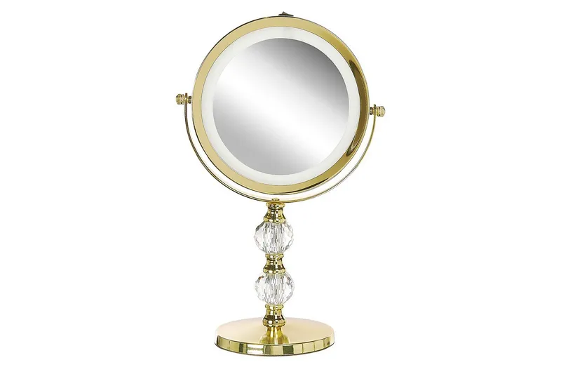 Sminkspegel Claira Guld - Guld - Inredning - Spegel - Spegel med belysning