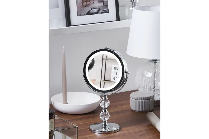 Sminkspegel Claira Silver - Silver - Inredning - Spegel - Sminkspegel