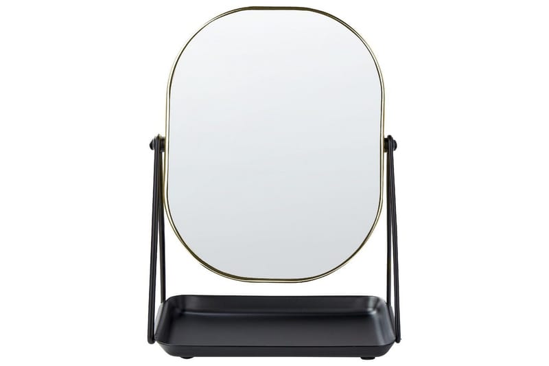 Sminkspegel Correze Guld/svart, Guld/svart