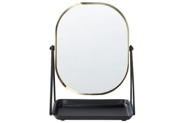 Sminkspegel Correze Guld/svart - Guld/svart - Inredning - Spegel - Sminkspegel
