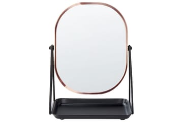Sminkspegel Correze Rose guld/svart - Rose guld/svart - Inredning - Spegel - Sminkspegel