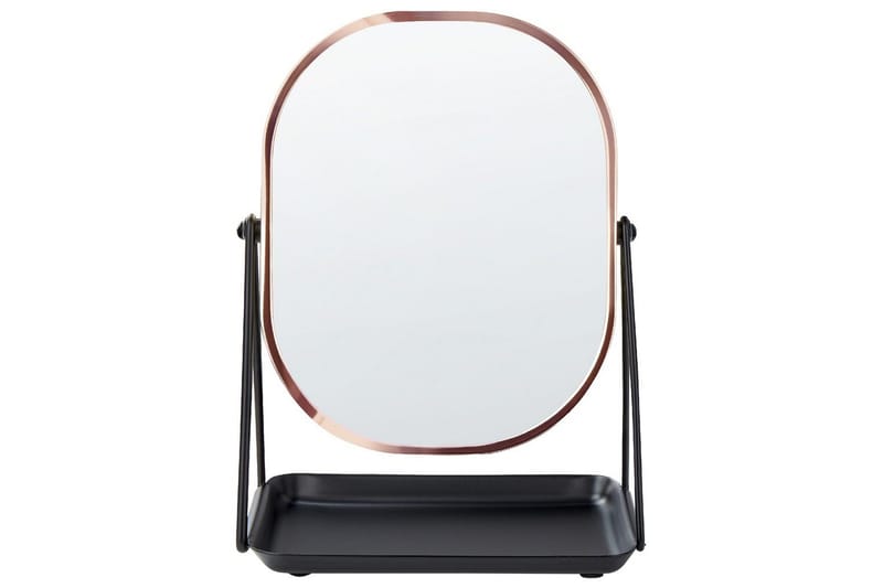 Sminkspegel Correze Rose guld/svart - Rose guld/svart - Inredning - Spegel - Sminkspegel