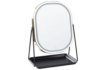 Sminkspegel Dordogne Guld/svart - Guld/svart - Inredning - Spegel - Sminkspegel