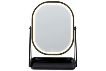 Sminkspegel Dordogne Guld/svart - Guld/svart - Inredning - Spegel - Sminkspegel