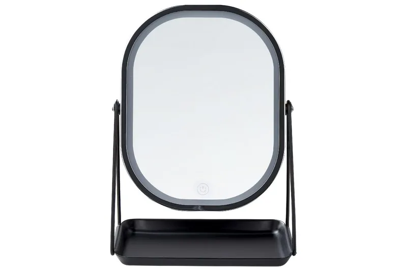 Sminkspegel Dordogne Silver/Svart, Silver/Svart