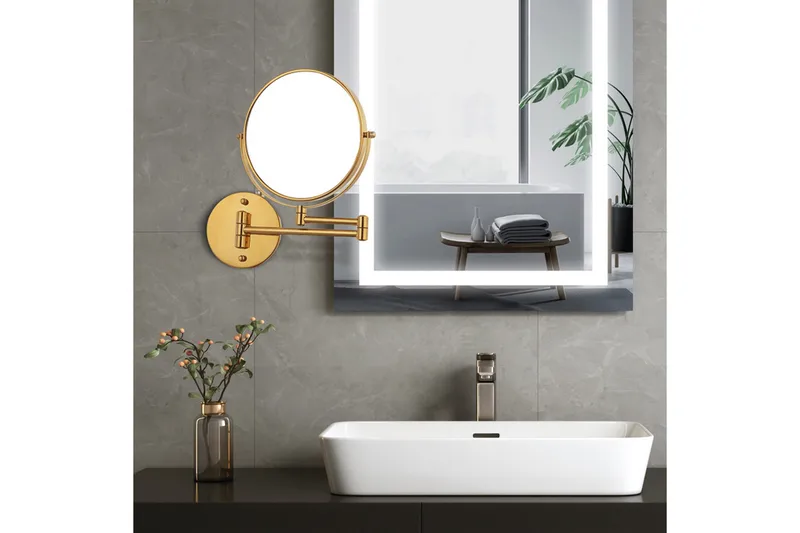 Jessie Sminkspegel på arm med förstoring x cm Guld, Lyfco