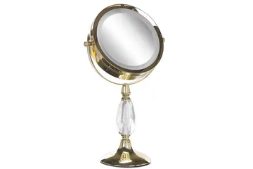 Sminkspegel Maury Guld - Guld - Inredning - Spegel - Spegel med belysning