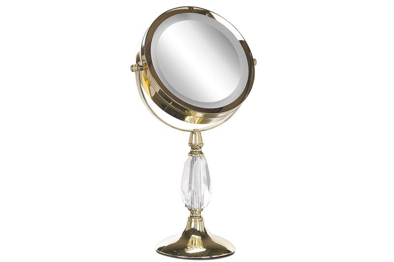 Sminkspegel Maury Guld - Guld - Inredning - Spegel - Spegel med belysning