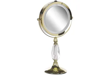 Sminkspegel Maury Guld - Guld - Inredning - Spegel - Spegel med belysning