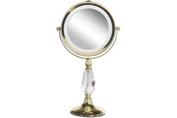 Sminkspegel Maury Guld - Guld - Inredning - Spegel - Spegel med belysning