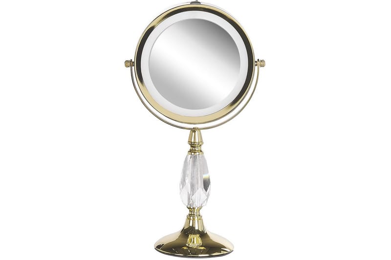 Sminkspegel Maury Guld - Guld - Inredning - Spegel - Spegel med belysning