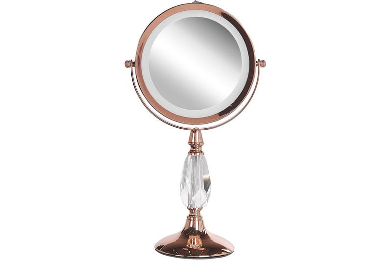 Sminkspegel Maury Rose guld - Rose guld - Inredning - Spegel - Sminkspegel