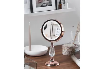Sminkspegel Maury Rose guld - Rose guld - Inredning - Spegel - Sminkspegel