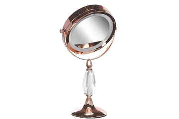 Sminkspegel Maury Rose guld - Rose guld - Inredning - Spegel - Sminkspegel