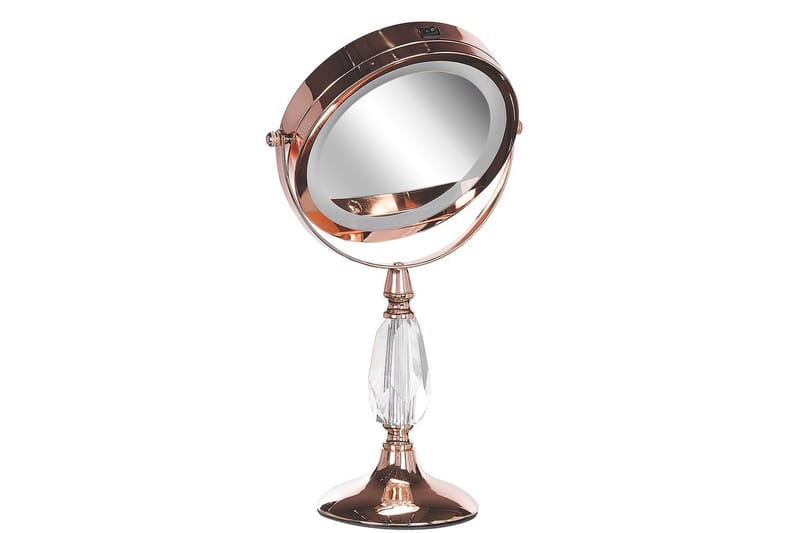 Sminkspegel Maury Rose guld - Rose guld - Inredning - Spegel - Sminkspegel