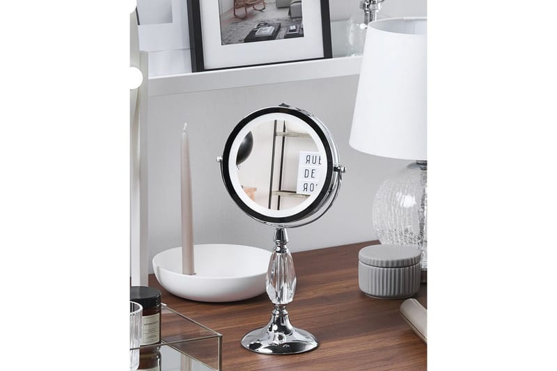 Sminkspegel Maury Silver - Silver - Inredning - Spegel - Sminkspegel