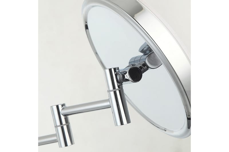 Millie Sminkspegel på arm med LED-belysning x cm Krom - Lyfco - Sminkspegel