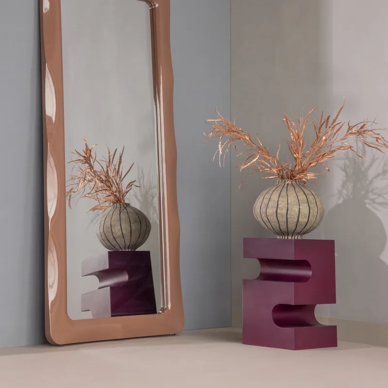 Sminkspegel Norea 180 cm - Gammalrosa - Inredning - Spegel - Golvspegel