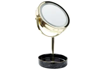 Sminkspegel Savoie Guld/Svart - Guld/Svart - Inredning - Spegel - Sminkspegel