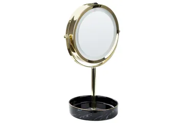 Sminkspegel Savoie Guld/Svart - Guld/Svart - Inredning - Spegel - Sminkspegel