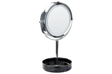 Sminkspegel Savoie Silver/Svart - Silver/Svart - Inredning - Spegel - Sminkspegel