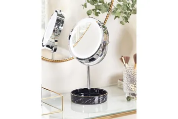 Sminkspegel Savoie Silver/Svart - Silver/Svart - Inredning - Spegel - Sminkspegel