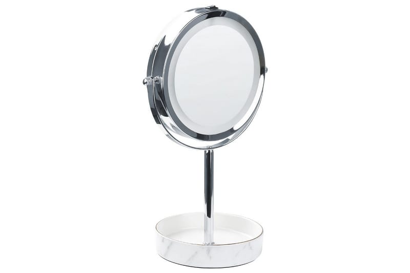 Sminkspegel Savoie Silver/Vit - Silver/Vit - Inredning - Spegel - Sminkspegel