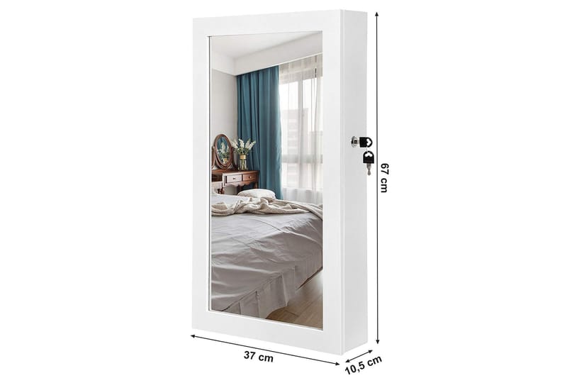 Sminkspegel Traci 67 cm - Songmics - Sminkspegel