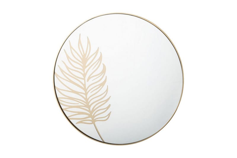 Spegel Nolberto Rund 57 cm - Guld - Sminkspegel