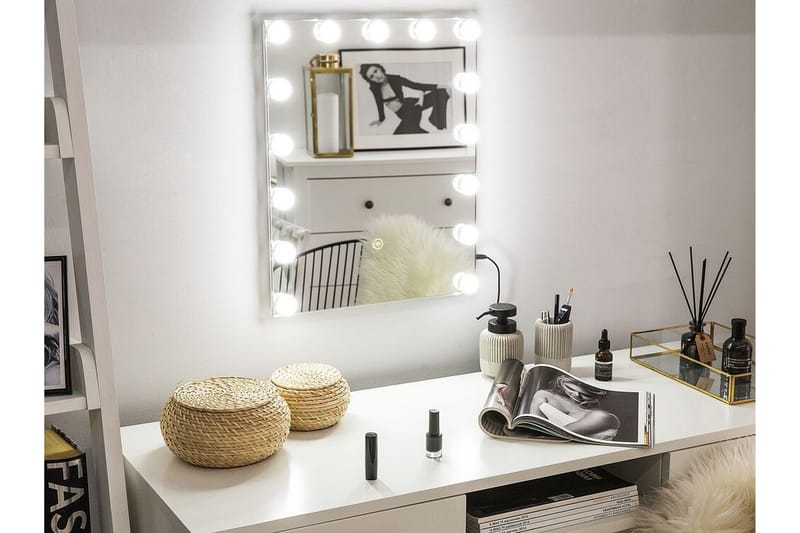 Spegel Zachmeyer LED 40x50 cm - Transparent - Sminkspegel